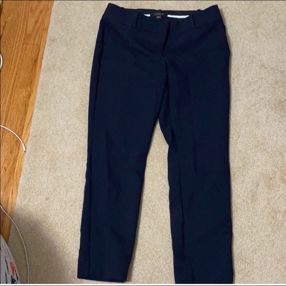 Navy blue size 2 Ann Taylor devin fit pants - Picture 2 of 5